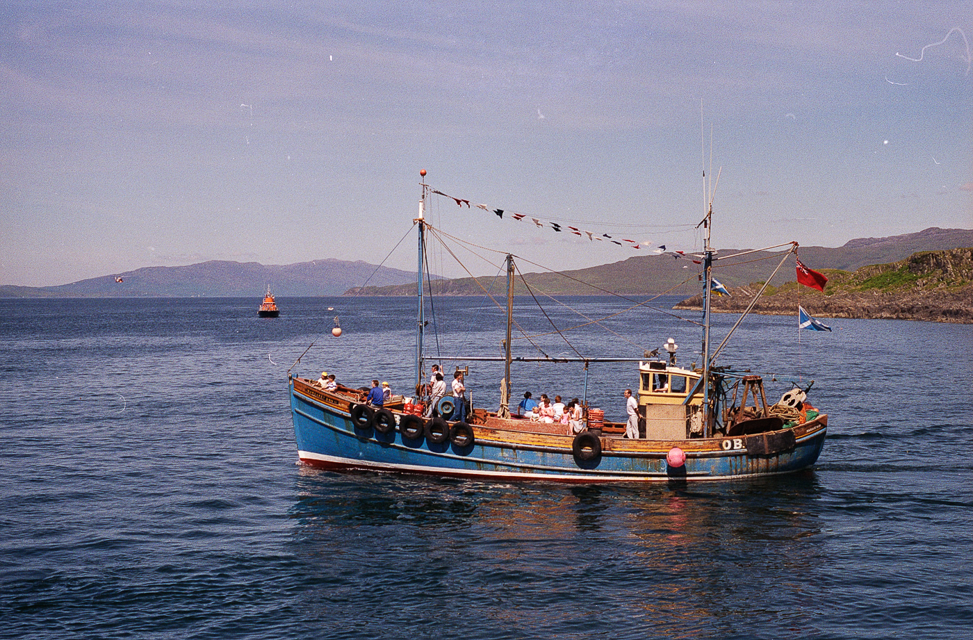 Dual purpose ringnetter and trawler, 'Margaret Ann II', OB198, Mallaig, June 1988.