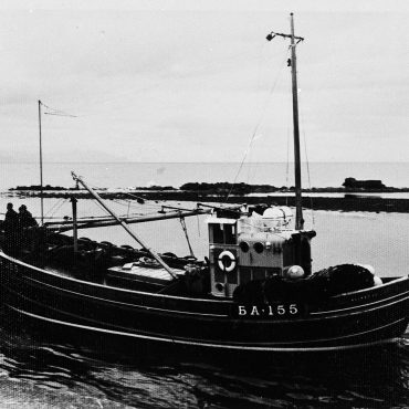 Ringnetter 'Aliped VIII', BA155, in harbour, Girvan. She was owned by the McCrindle family of Girvan.