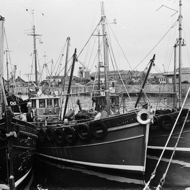 Ringnetter 'Aliped IX', BA234. in harbour, Girvan. She was Skippered by Andrew McCrindle of Girvan.