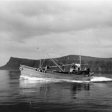 'Mary Manson', OB70, at sea. She was later renamed and registered 'Atlanta', OB70.