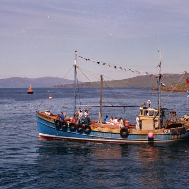 Dual purpose ringnetter and trawler, 'Margaret Ann II', OB198, Mallaig, June 1988.