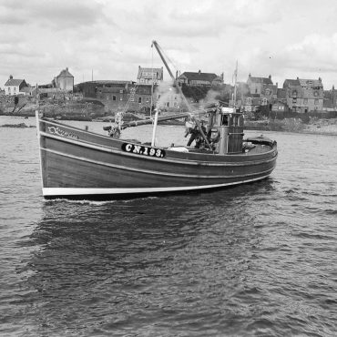 Dual purpose ringnetter and seiner, 'Mary McLean', CN193, St Monans 1950. She was built by J.N Miller & Sons boatbuilders, St Monans for Campbeltown owners. She was 54ft long, weighed 25 tons, and was owned by the same family for over thirty seven years.