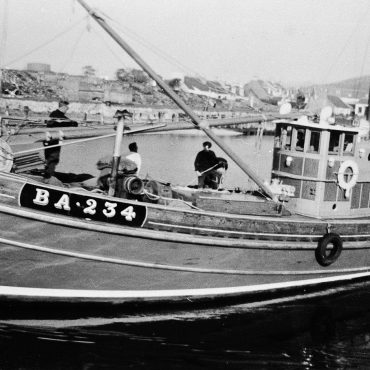 Aliped IX BA234, in harbour, Girvan