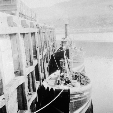Golden Ray OB93, in harbour, Mallaig